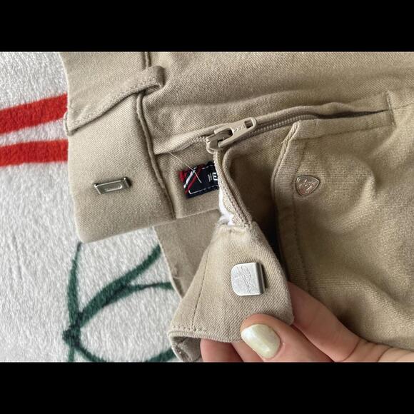 Equestrian riding show pants - girls size 12 R (run small) - Picture 6 of 8